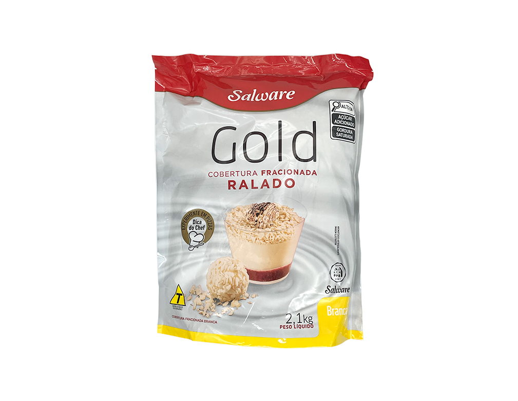 CHOCOLATE RALADO BRANCO SALWARE GOLD 2,1 KG (CX 5 PCT)